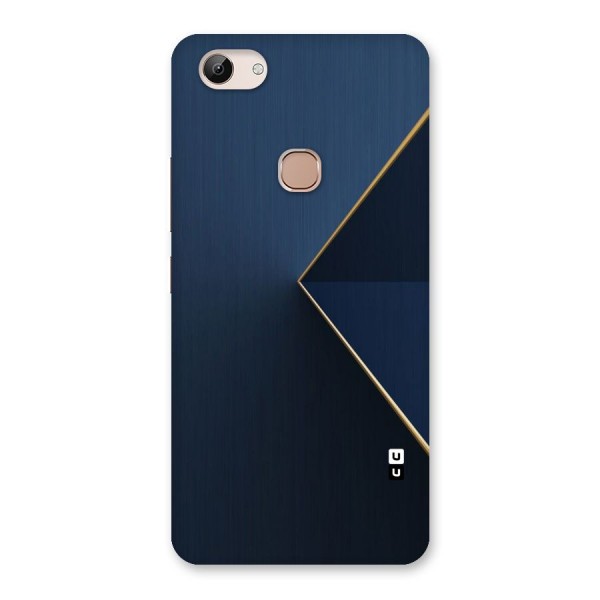 Golden Blue Triangle Back Case for Vivo Y83