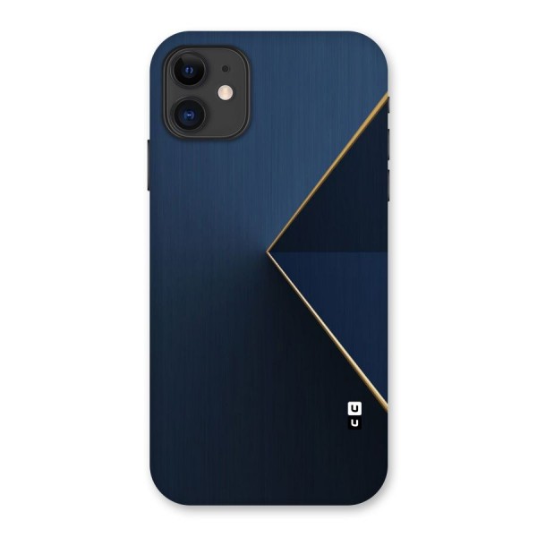 Golden Blue Triangle Back Case for iPhone 11