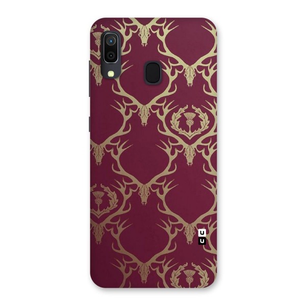 Golden Bull Design Back Case for Galaxy A20