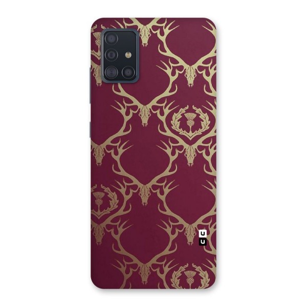 Golden Bull Design Back Case for Galaxy A51