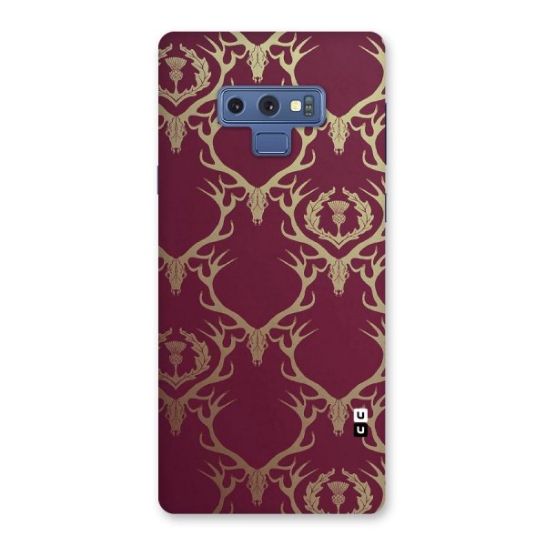 Golden Bull Design Back Case for Galaxy Note 9