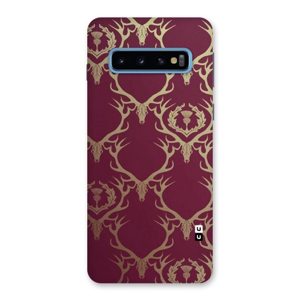 Golden Bull Design Back Case for Galaxy S10