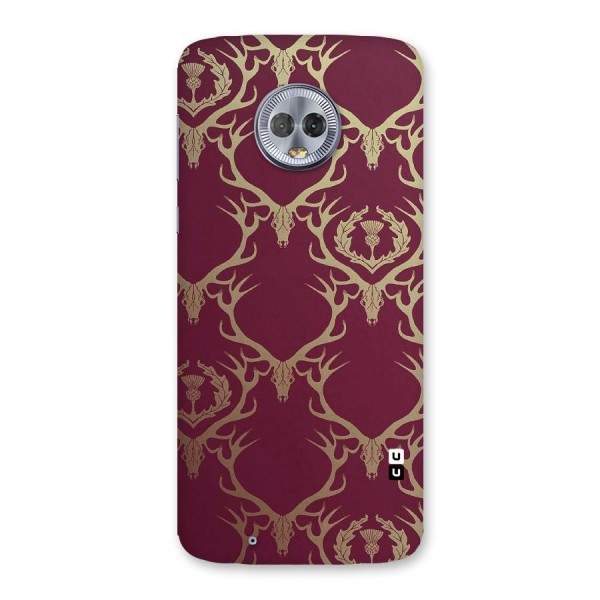 Golden Bull Design Back Case for Moto G6