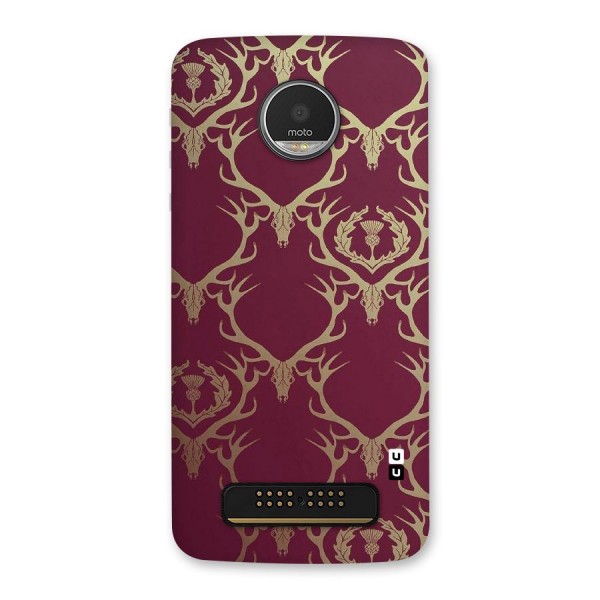 Golden Bull Design Back Case for Moto Z Play