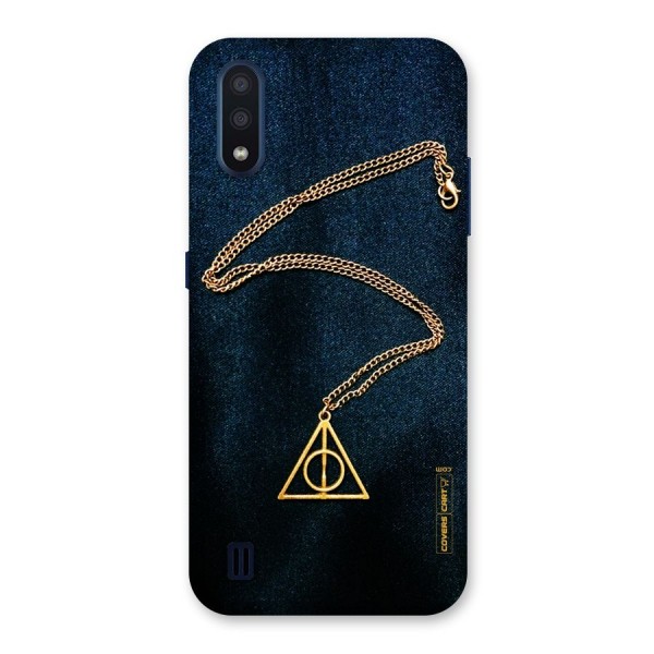 Golden Chain Back Case for Galaxy M01