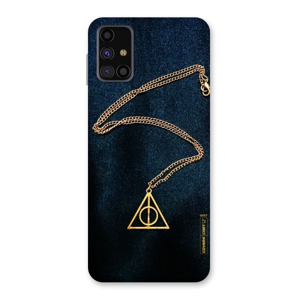 Golden Chain Back Case for Galaxy M31s