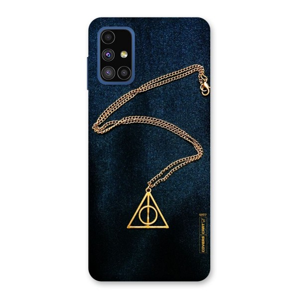 Golden Chain Back Case for Galaxy M51