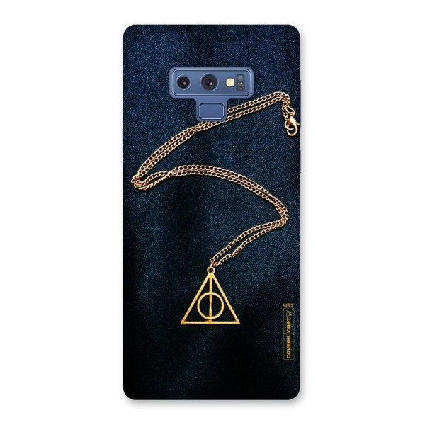 Golden Chain Back Case for Galaxy Note 9