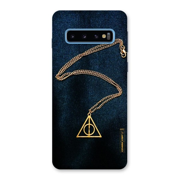 Golden Chain Back Case for Galaxy S10