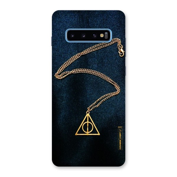 Golden Chain Back Case for Galaxy S10 Plus