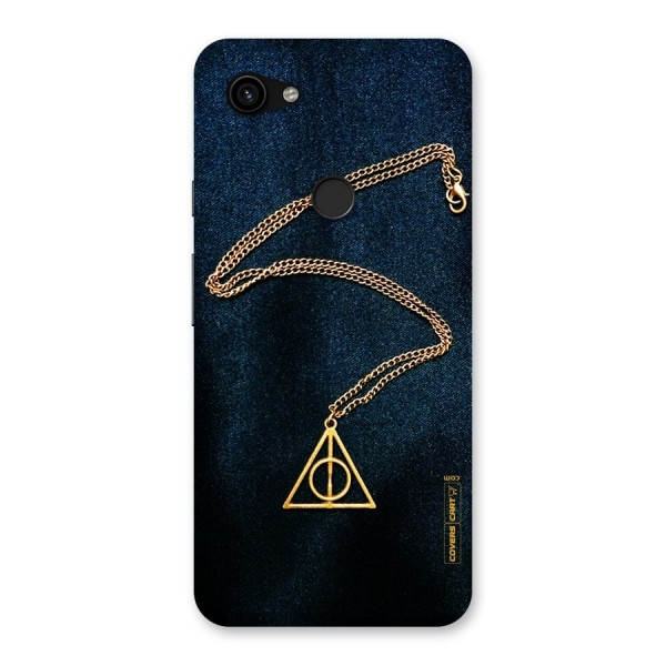 Golden Chain Back Case for Google Pixel 3a XL