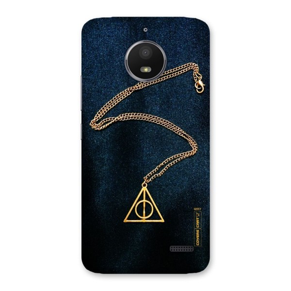 Golden Chain Back Case for Moto E4