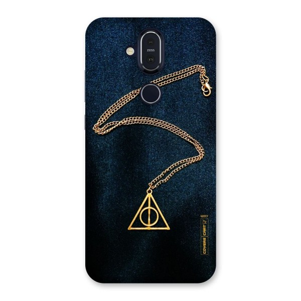 Golden Chain Back Case for Nokia 8.1