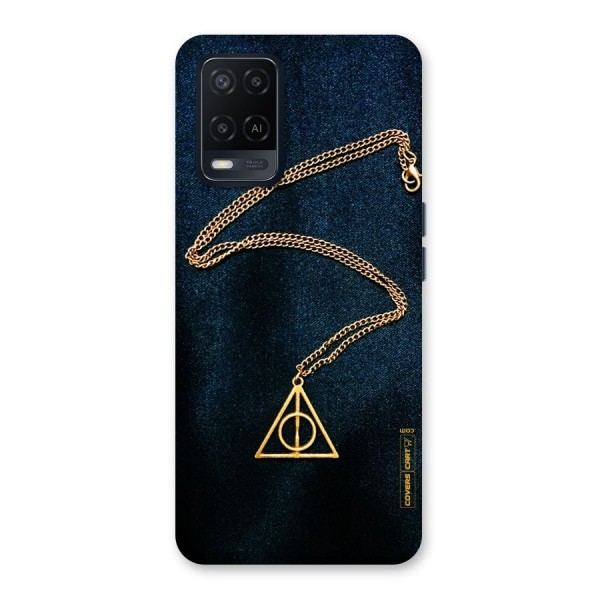 Golden Chain Back Case for Oppo A54