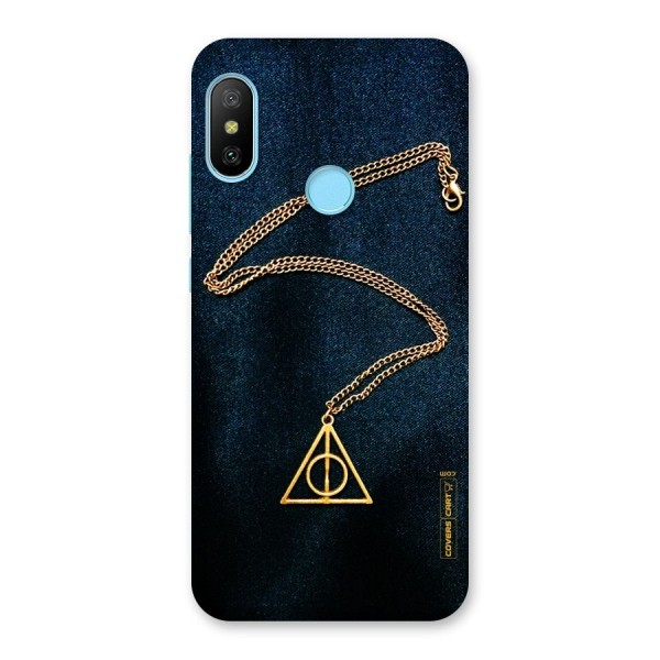 Golden Chain Back Case for Redmi 6 Pro