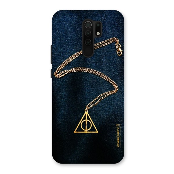 Golden Chain Back Case for Redmi 9 Prime