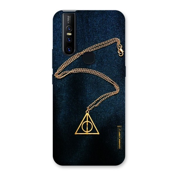 Golden Chain Back Case for Vivo V15