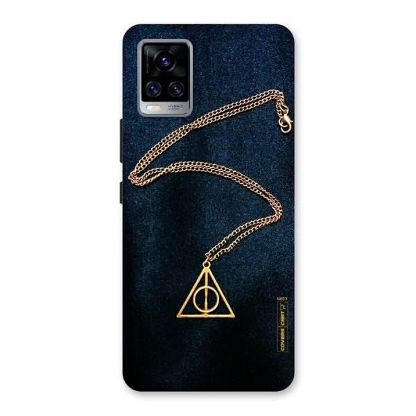 Golden Chain Back Case for Vivo V20 Pro