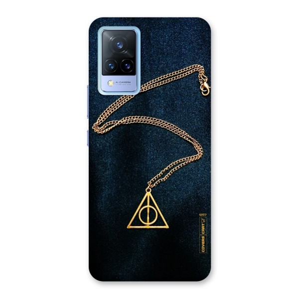 Golden Chain Back Case for Vivo V21 5G