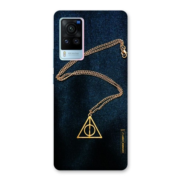 Golden Chain Back Case for Vivo X60 Pro