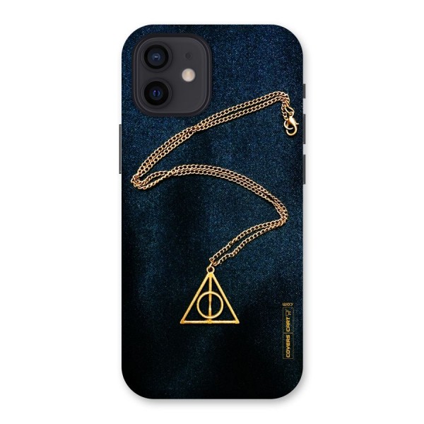 Golden Chain Back Case for iPhone 12