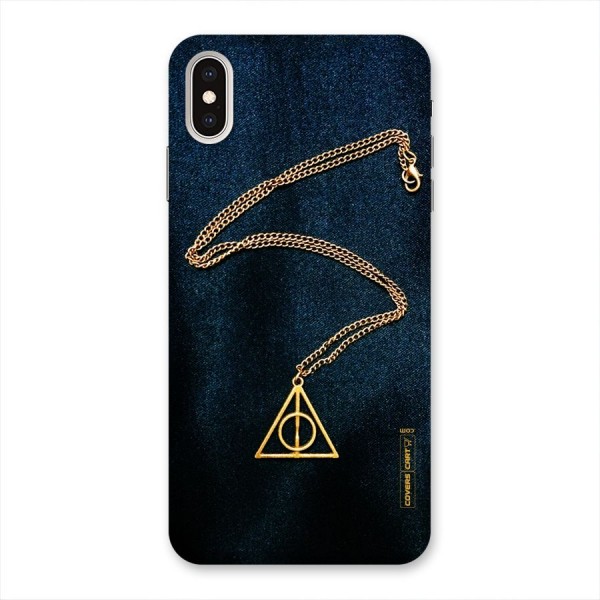 Golden Chain Back Case for iPhone XS Max