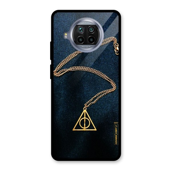 Golden Chain Glass Back Case for Mi 10i