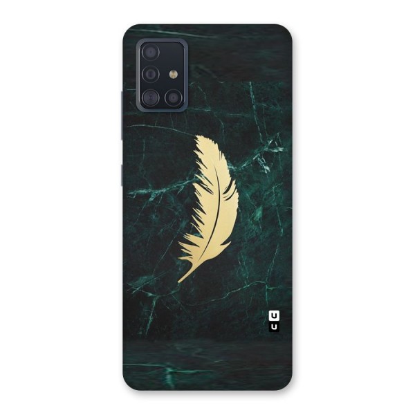 Golden Feather Back Case for Galaxy A51