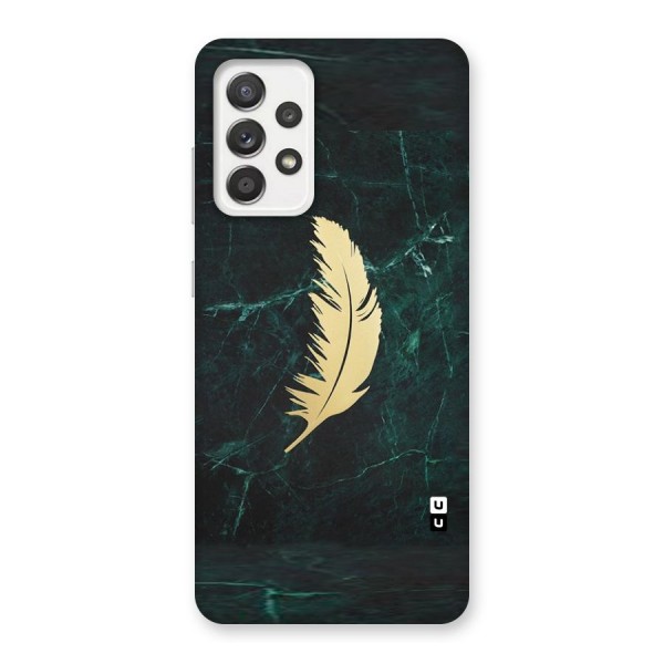 Golden Feather Back Case for Galaxy A52