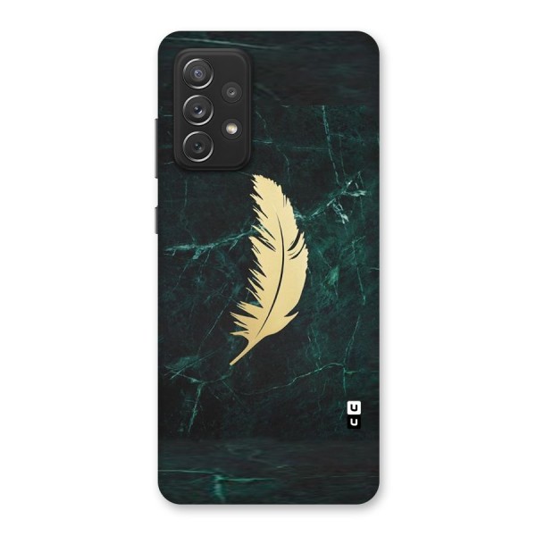 Golden Feather Back Case for Galaxy A72