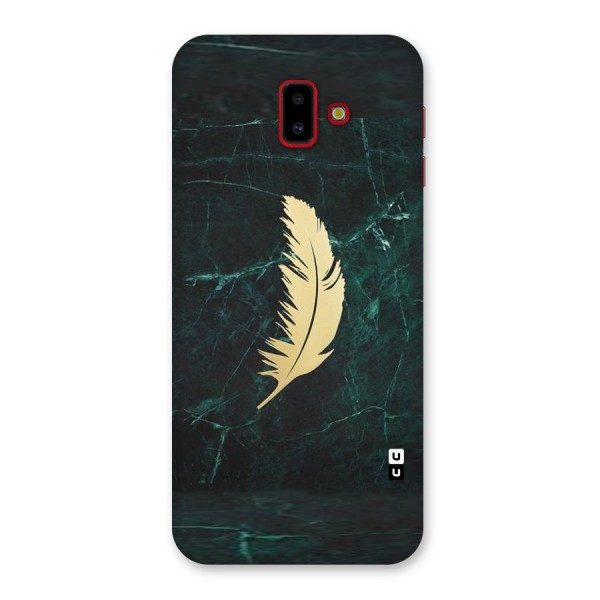 Golden Feather Back Case for Galaxy J6 Plus