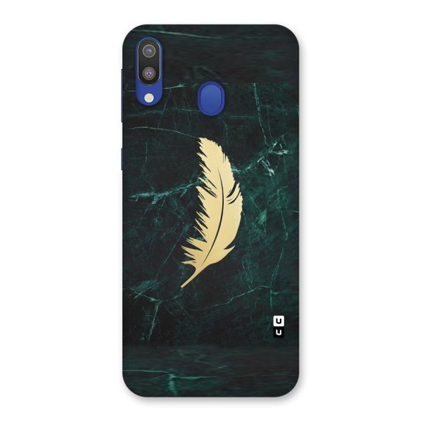 Golden Feather Back Case for Galaxy M20