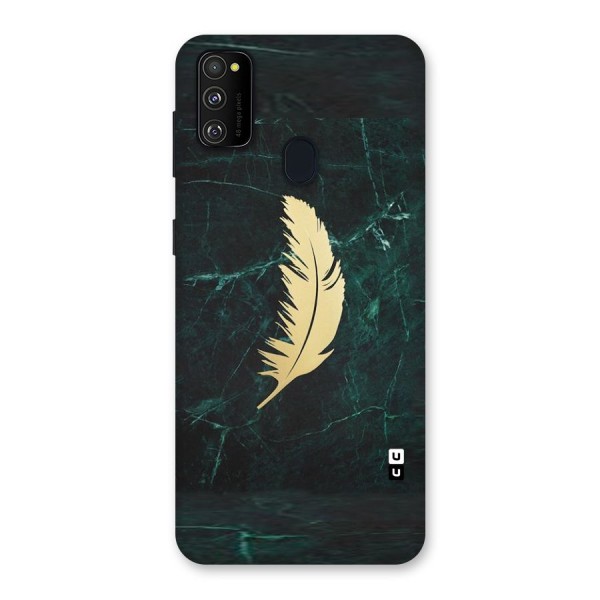 Golden Feather Back Case for Galaxy M21