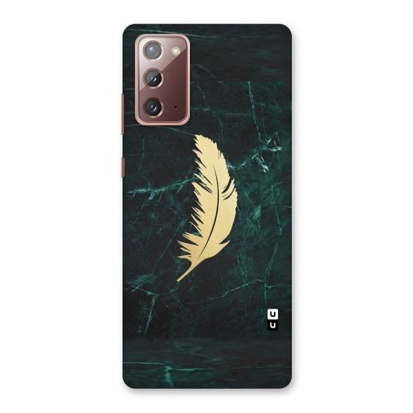 Golden Feather Back Case for Galaxy Note 20