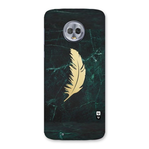 Golden Feather Back Case for Moto G6