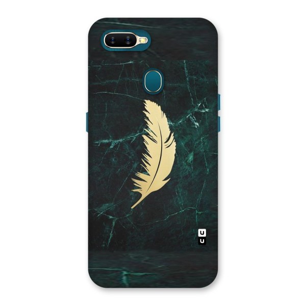 Golden Feather Back Case for Oppo A7