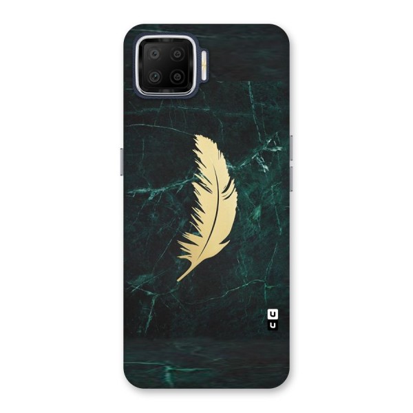 Golden Feather Back Case for Oppo F17