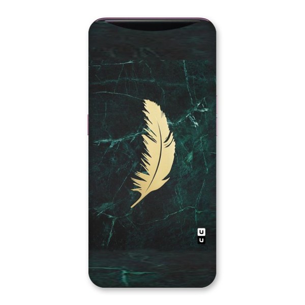 Golden Feather Back Case for Oppo Find X