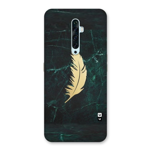 Golden Feather Back Case for Oppo Reno2 F