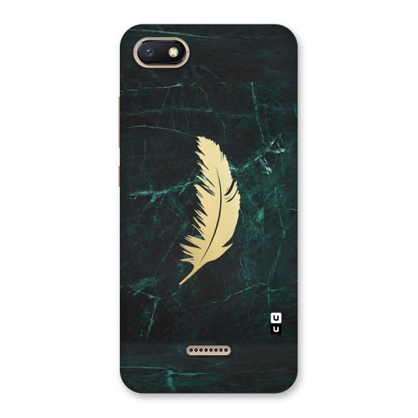 Golden Feather Back Case for Redmi 6A