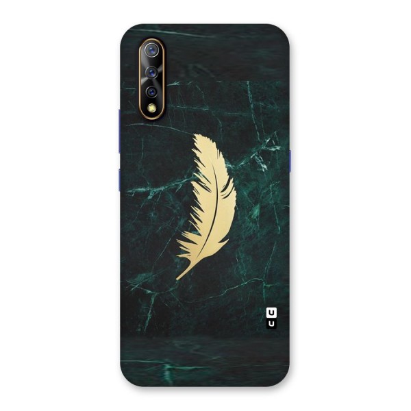 Golden Feather Back Case for Vivo S1