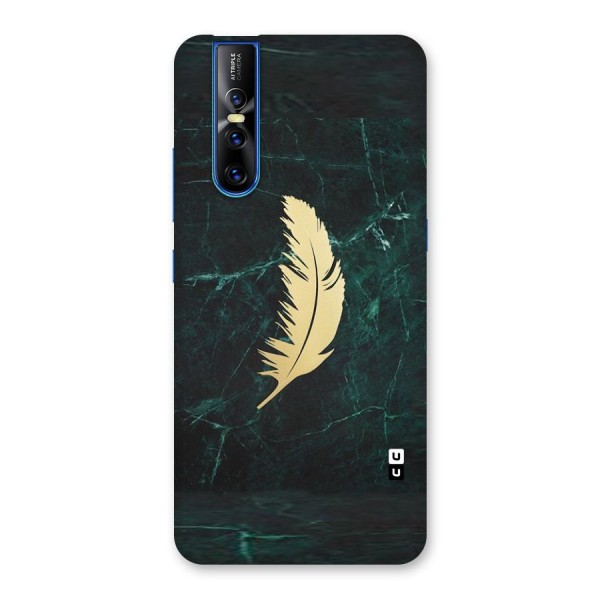 Golden Feather Back Case for Vivo V15 Pro