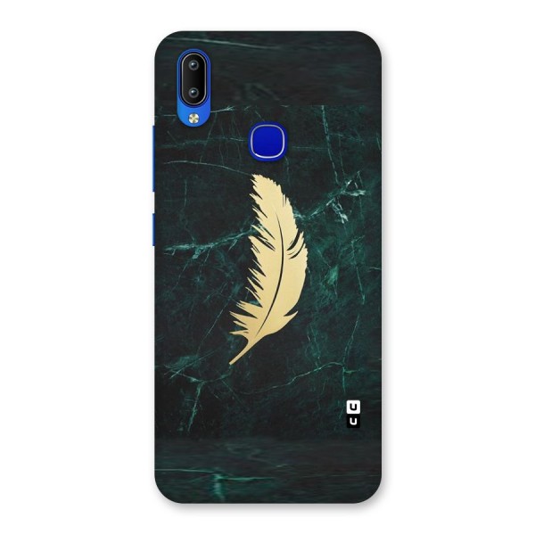 Golden Feather Back Case for Vivo Y91