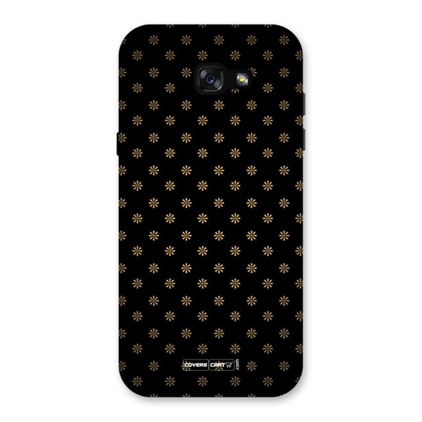 Golden Flowers Back Case for Galaxy A7 (2017)