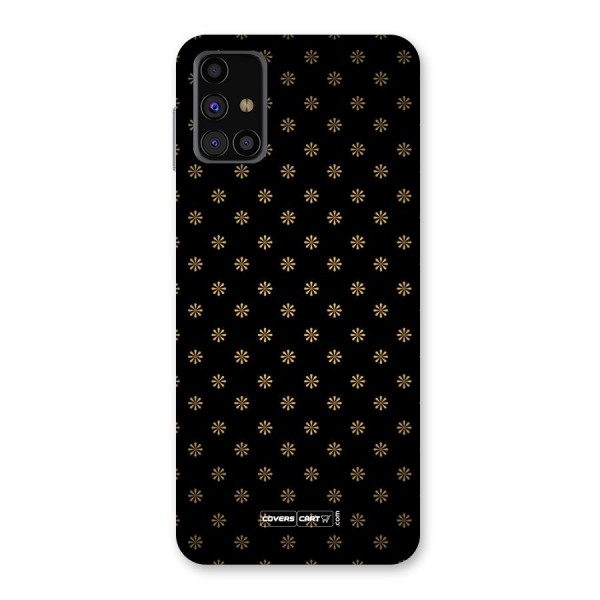 Golden Flowers Back Case for Galaxy M31s