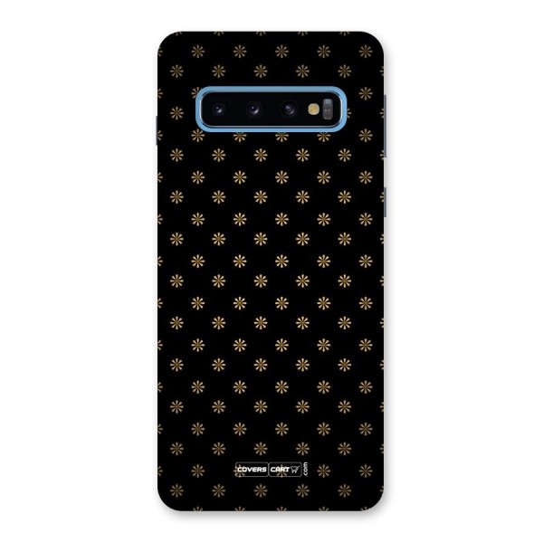 Golden Flowers Back Case for Galaxy S10