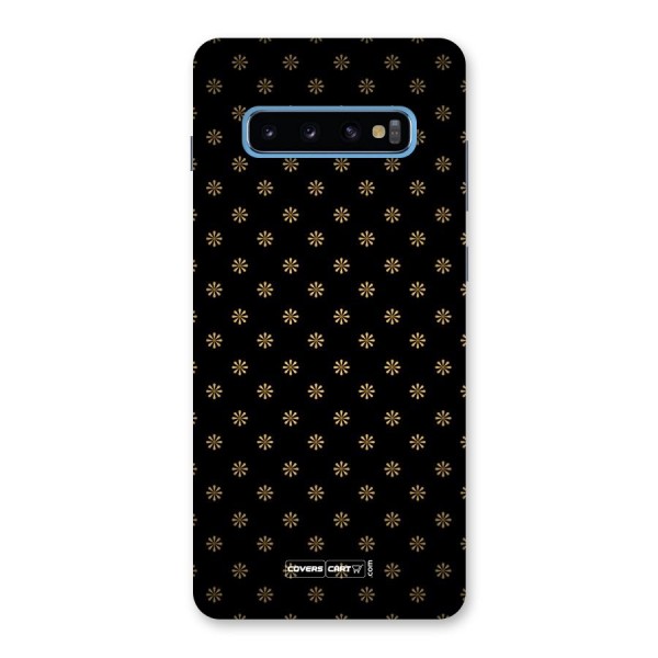 Golden Flowers Back Case for Galaxy S10 Plus