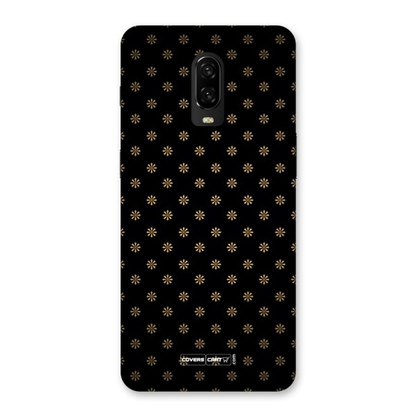 Golden Flowers Back Case for OnePlus 6T