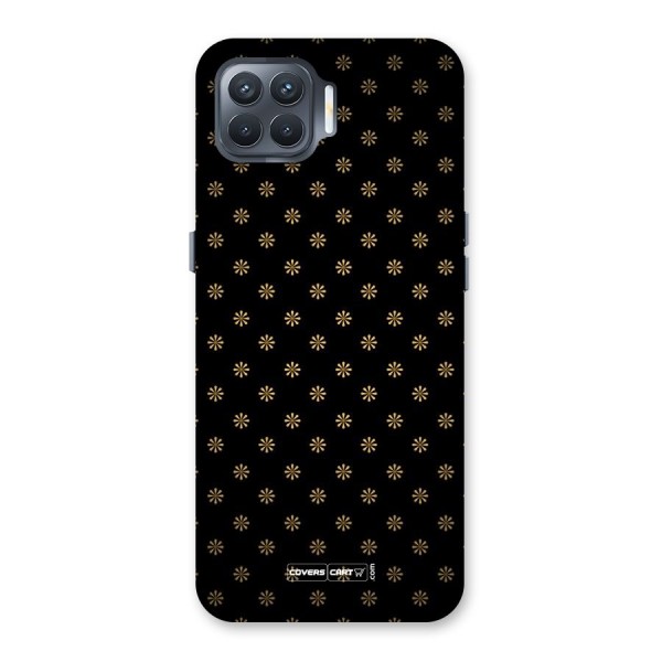 Golden Flowers Back Case for Oppo F17 Pro