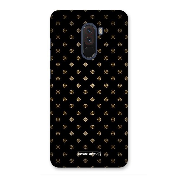 Golden Flowers Back Case for Poco F1